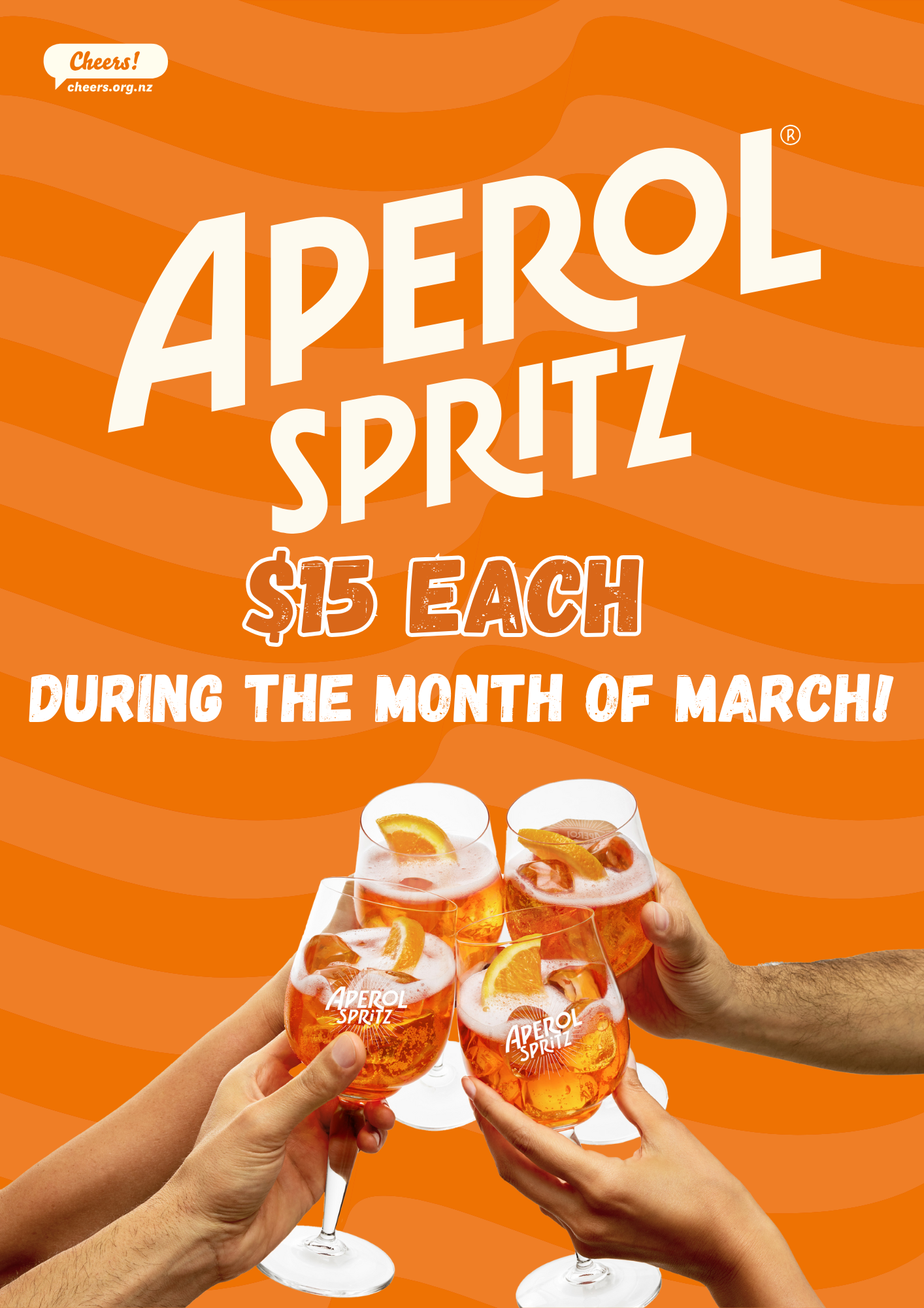 $15 Each During The Month Of March!