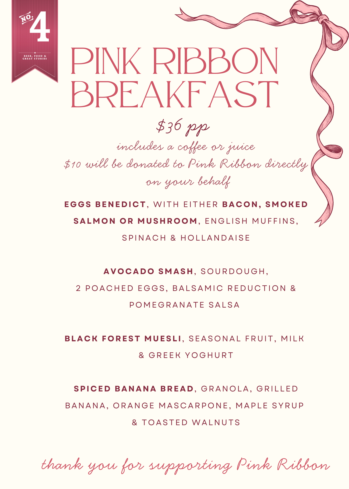Pink Ribbon Menu Final
